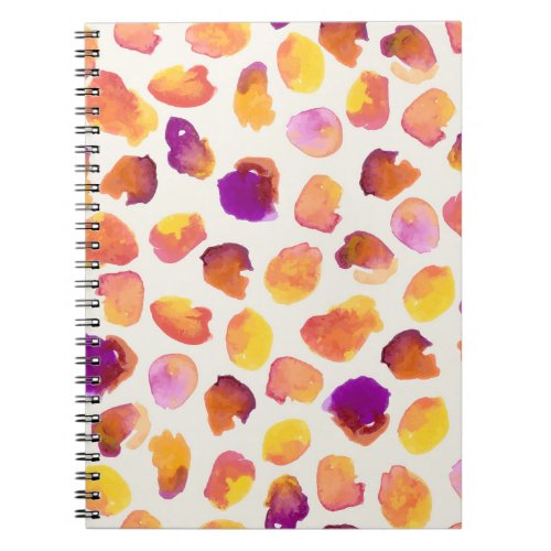 Abstract Watercolor Vintage Seamless Illustration Notebook