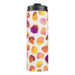 Abstract Watercolor Vintage Seamless Illustration Thermal Tumbler