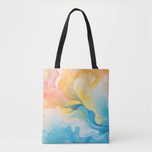 Abstract Watercolour Tote Bag