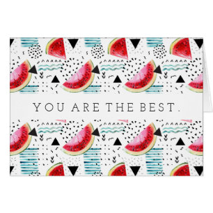 Abstract Watermelon Pattern Cards