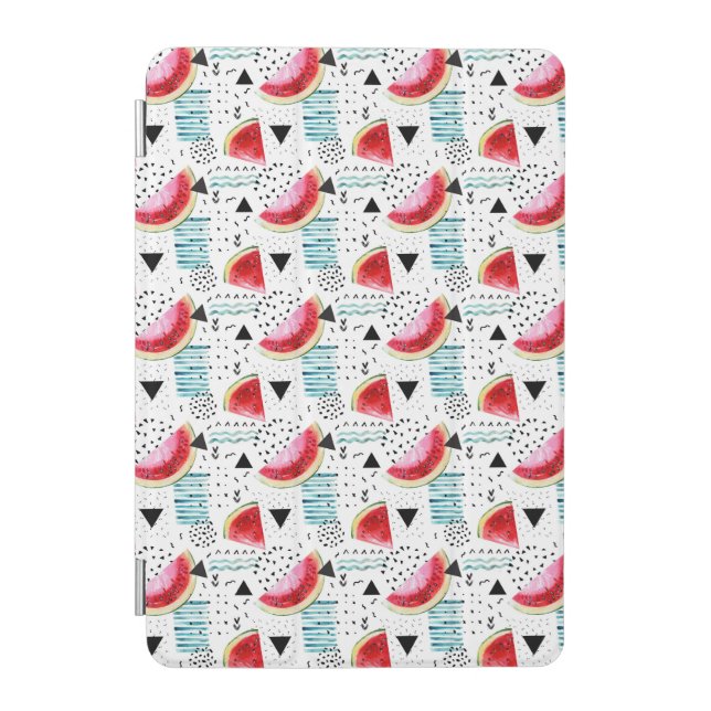 Abstract Watermelon Pattern iPad Mini Cover (Front)