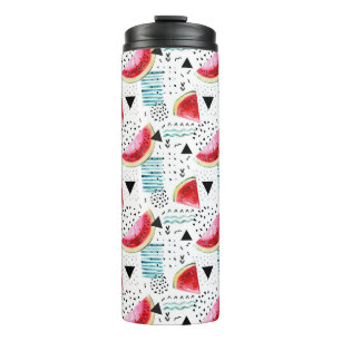 Abstract Watermelon Pattern Thermal Tumbler