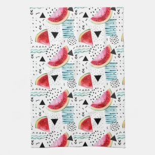 Abstract Watermelon Pattern Towel