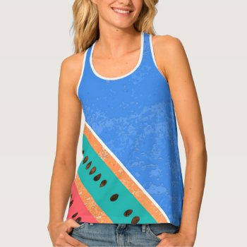 Abstract Watermelon Seeds  Tank Top by RantingCentaur at Zazzle
