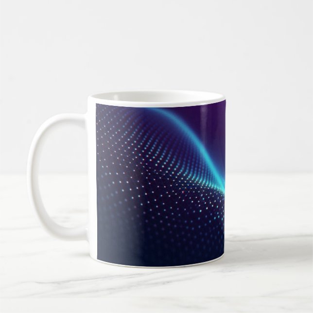 Abstract Wave Coffee Mug (Left)