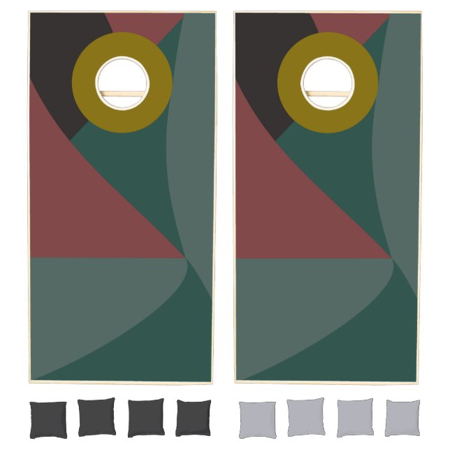 Abstract Wave Cornhole Set | Fusion Axis (Set)