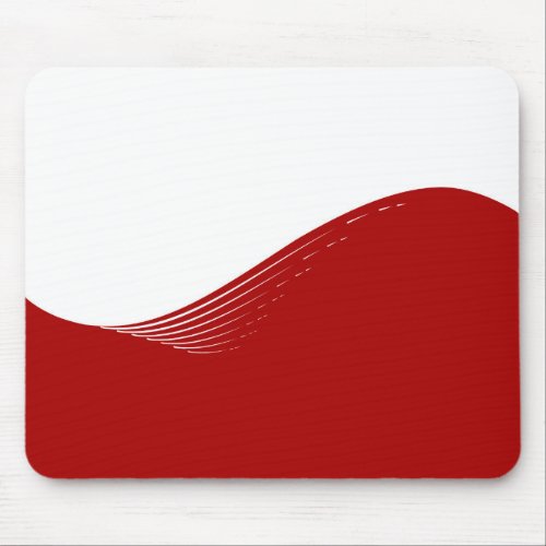 Abstract wave modern simple elegant design mouse pad