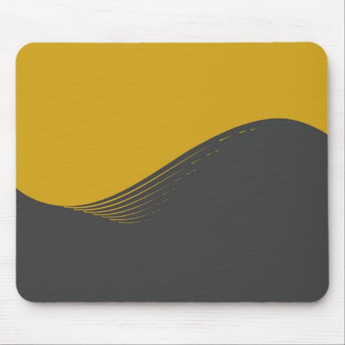 Abstract wave modern simple elegant design mouse pad