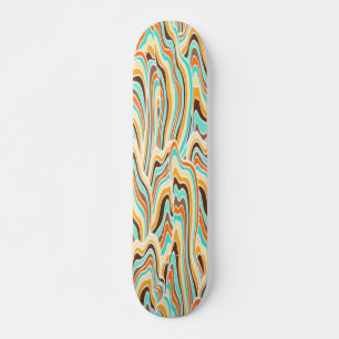 Abstract Wave Skateboard