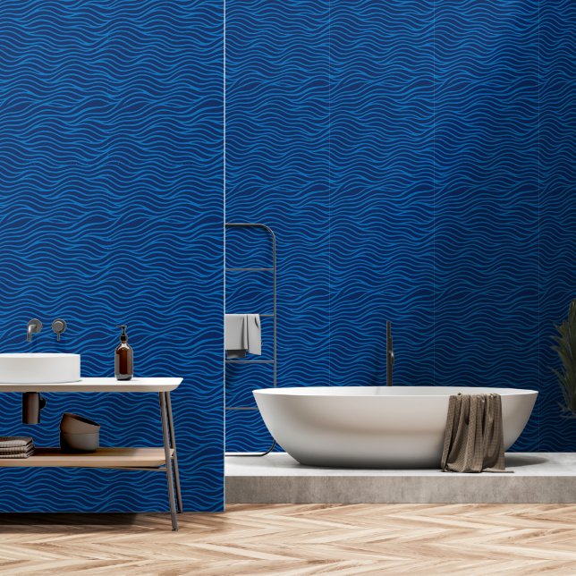 Abstract waves and wtaer flow Wallpaper Wallpaper (Bathroom)