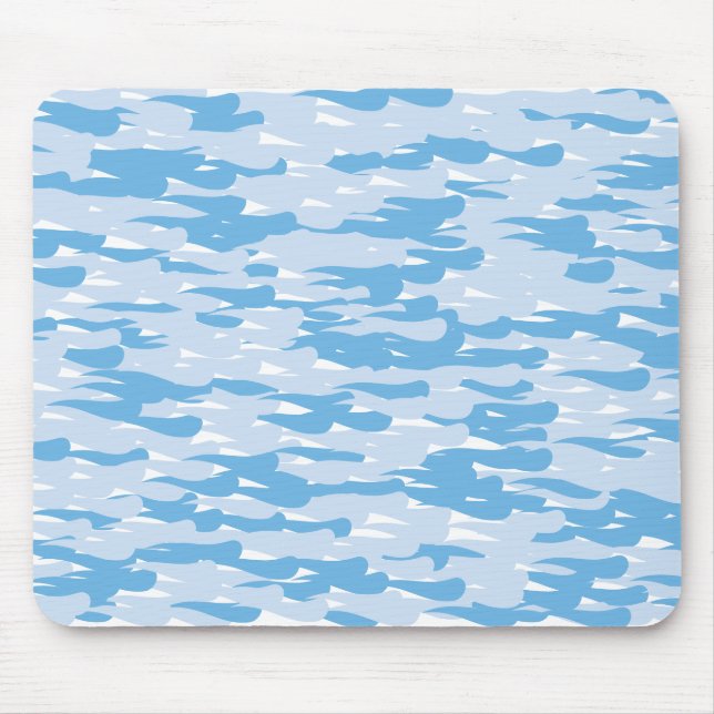 Abstract Waves Background Mouse Pad (Front)