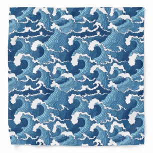 Abstract Waves Bandana