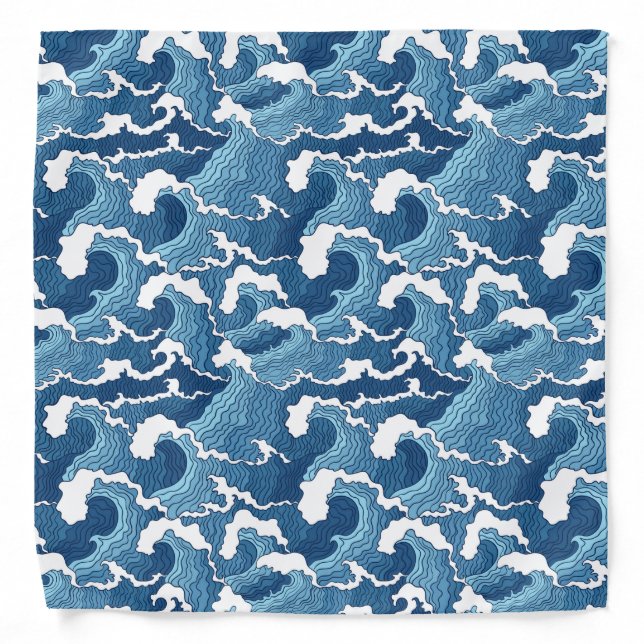 Abstract Waves Bandana (Front)