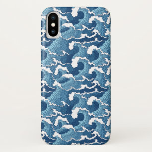 Abstract Waves iPhone X Case