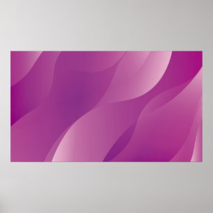Abstract Waves. Futuristic Technology Style Backgr Poster