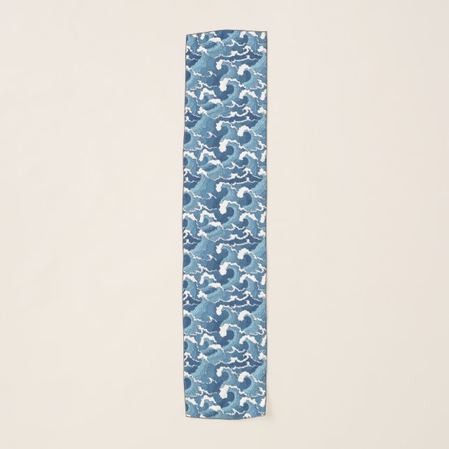 Abstract Waves Scarf (Front)