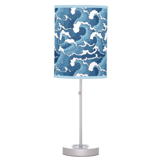 Abstract Waves Table Lamp (Front)