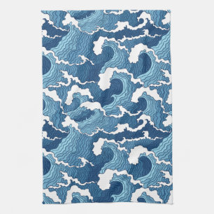 Abstract Waves Towel