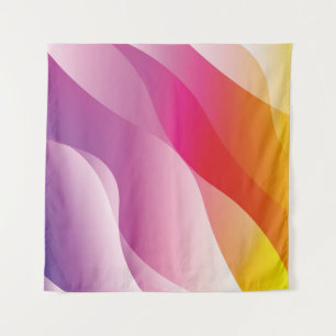 Abstract Wavy Background. Illustration with Color Tapestry