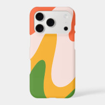 Abstract Wavy Fluid Shapes iphone 17 Pro case