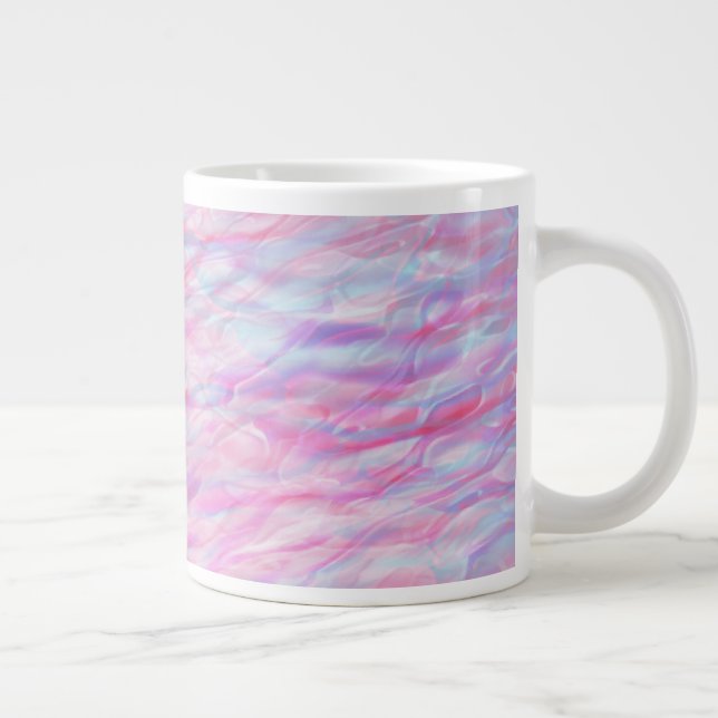 Abstract wavy pattern giant coffee mug (Right)