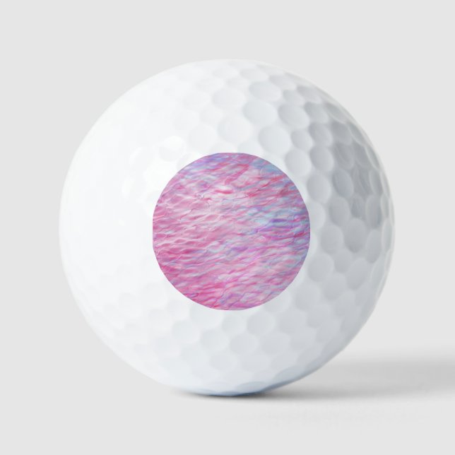 Abstract wavy pattern golf balls (Front)