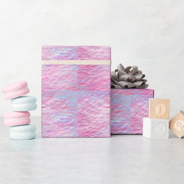 Abstract wavy pattern wrapping paper (Baby Shower)