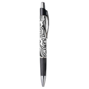 Abstract Wavy Striped Pen