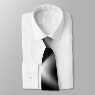 Abstract Weave in Black & White Tie