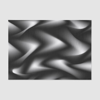 Abstract Weave in Black & White Tissue Paper