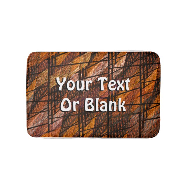 Abstract Weave Number 1 Bath Mat (Front)