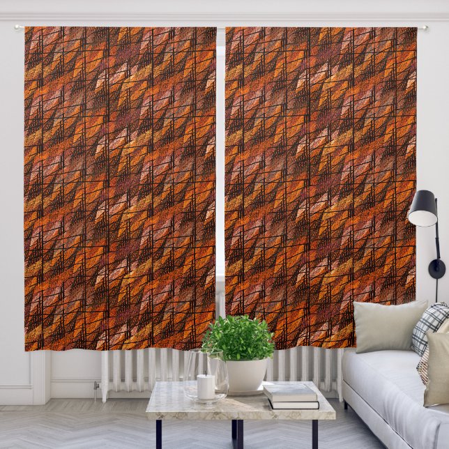 Abstract Weave Number 1 Blackout Curtains (Living Room)