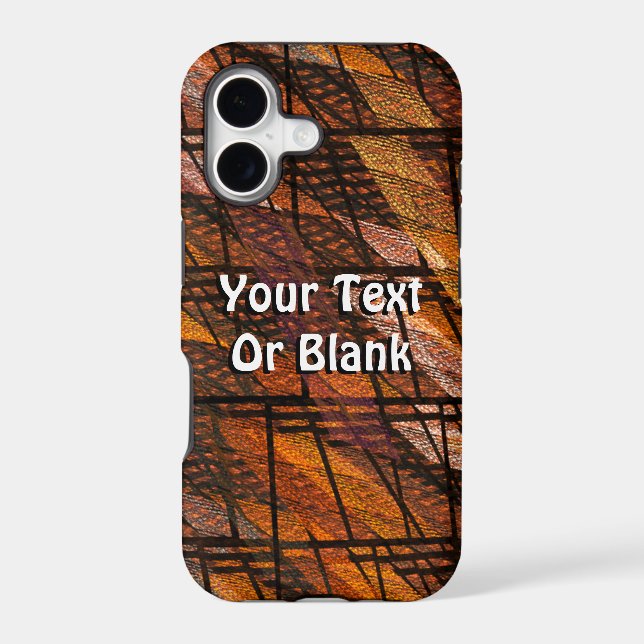 Abstract Weave Number 1 Iphone Case (Back)