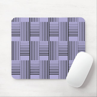 Abstract Weave On Purple Mouse Pad