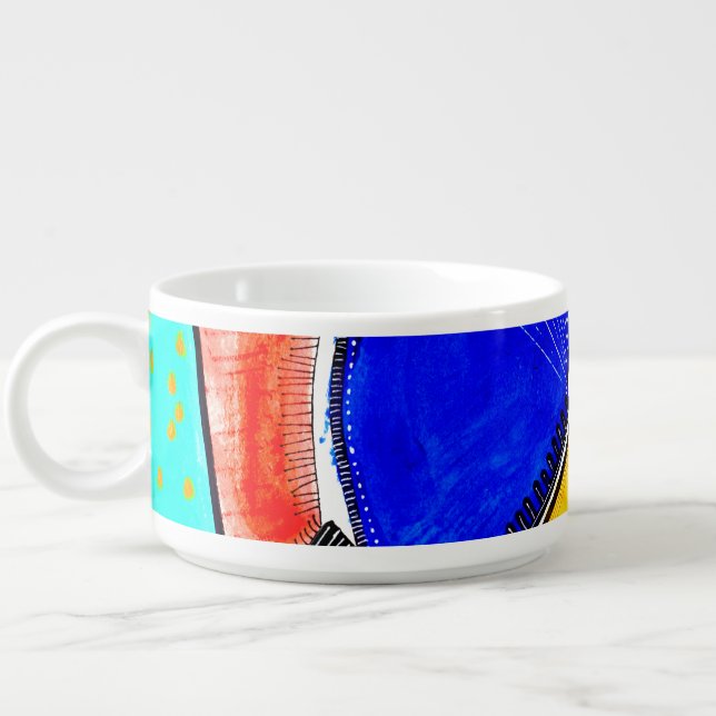Abstract Wheel Chilli Mug (Right)