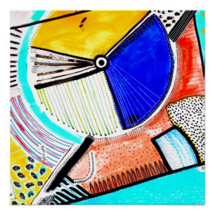 Abstract Wheel Poster