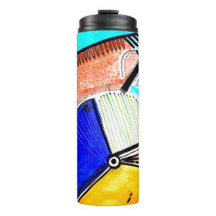 Abstract Wheel Thermal Tumbler