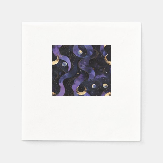 Abstract Whimsigoth Pattern Classic Napkins (Front)