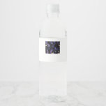 Abstract Whimsigoth Pattern Classic Water Bottle Label