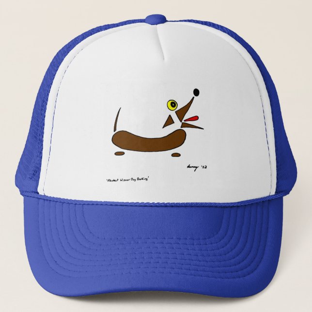 Abstract Wiener Dog Hat (Front)