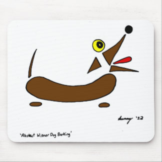 Abstract Wiener Dog Mousepad