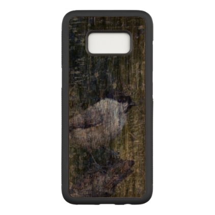 Abstract wild Chickadee Carved Samsung Galaxy S8 Case
