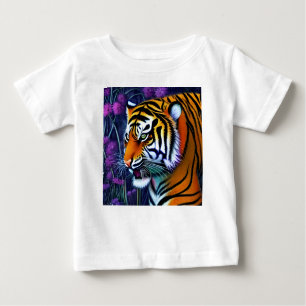 Abstract Wild  Majestic Predator Tiger Baby T-Shirt