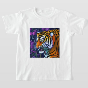 Abstract Wild  Majestic Predator Tiger T-Shirt
