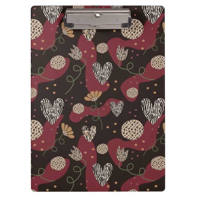 Abstract wild seamless pattern  clipboard (Front)