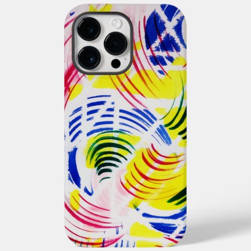 Abstract Wild Vibrations Lines Swirls Case_Mate iPhone 14 Pro Max Case