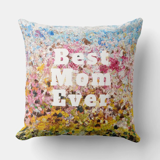 abstract wildflower fields  Mother's Day pillow (Front)