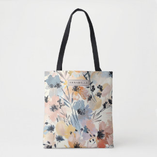 Abstract Wildflower Tote Bag