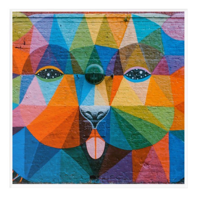 "Abstract Wildlife Wall Art" Acrylic Print (Front)