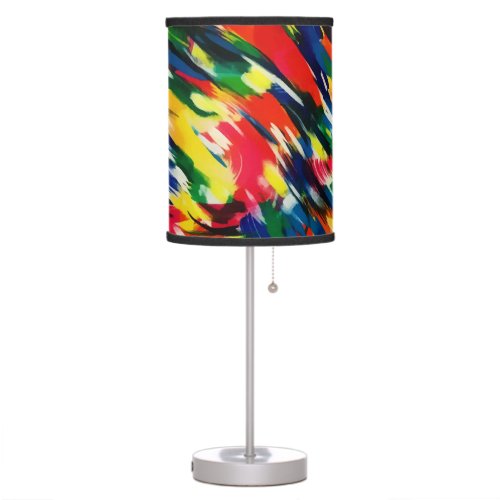 Abstract Windy Summer Day Table Lamp